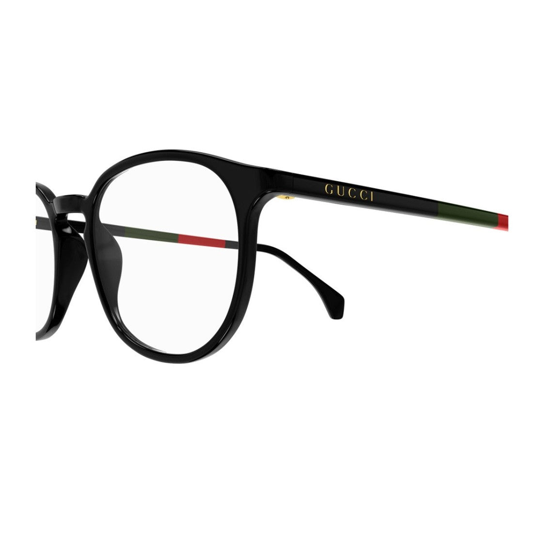 Gucci Black Gg0551o Institutional Logo Acetate Round Sunglasses