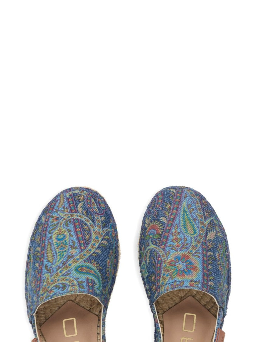 Etro Slip-On Espadrilles With Floral Paisley Design