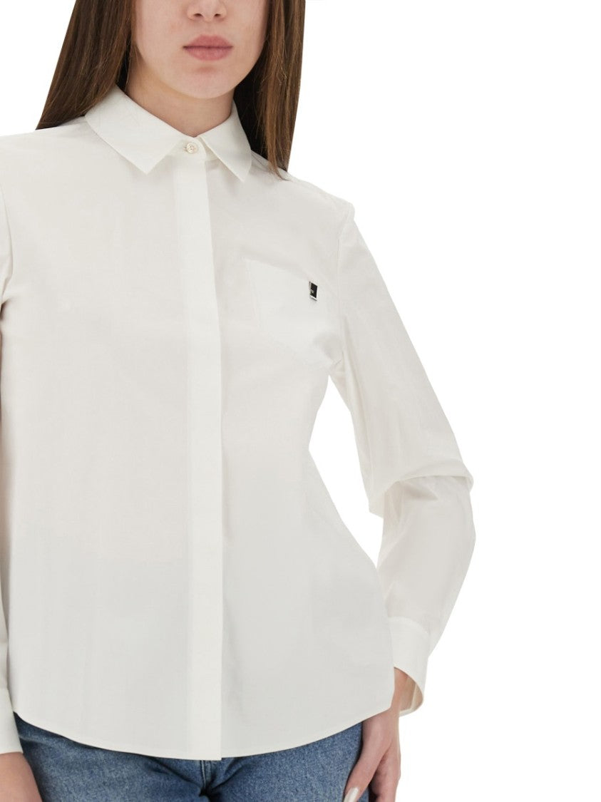 Tory Burch Regular Fit Cotton Poplin Shirt