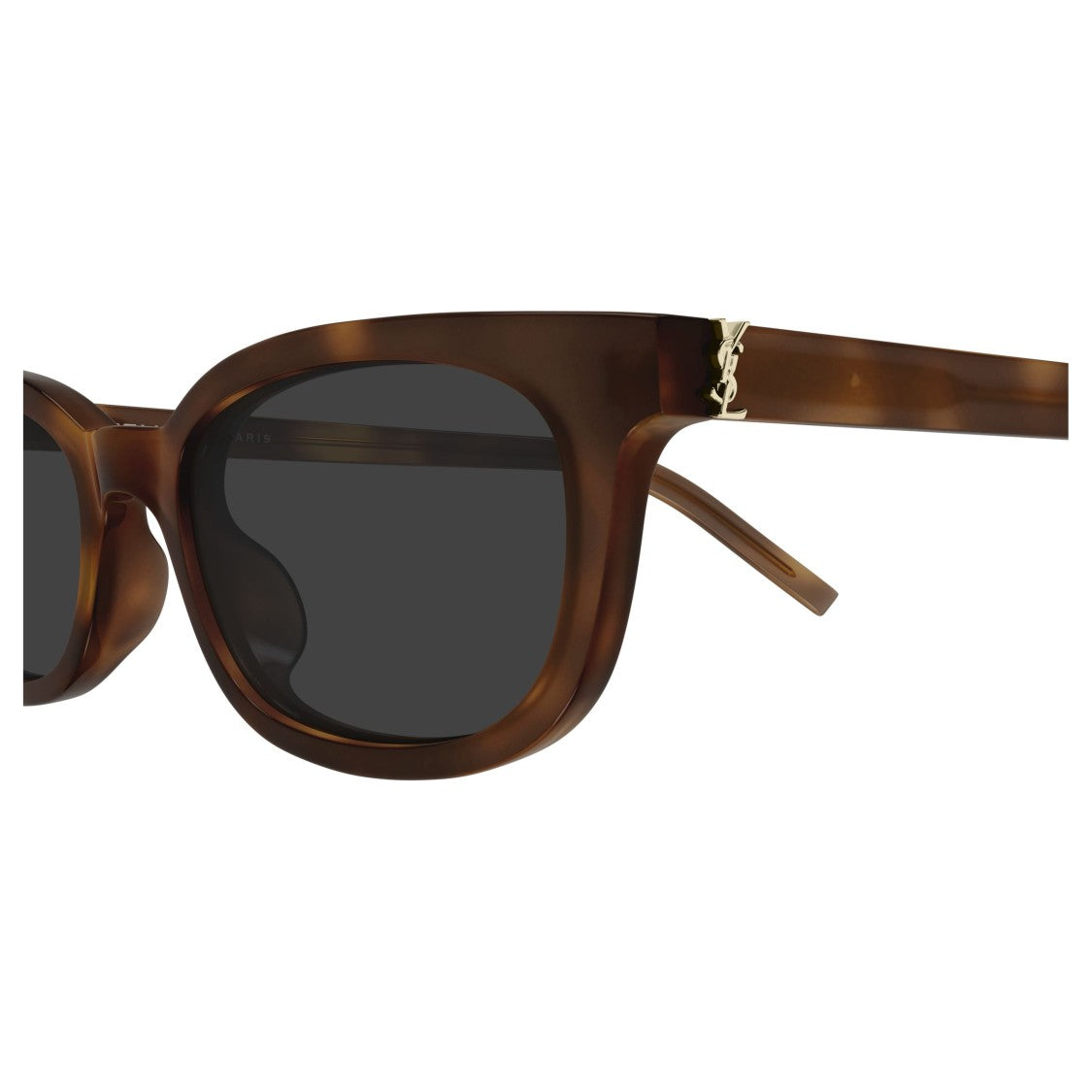 Saint Laurent Rectangular Tortoiseshell Sunglasses With Gold-Tone Logo