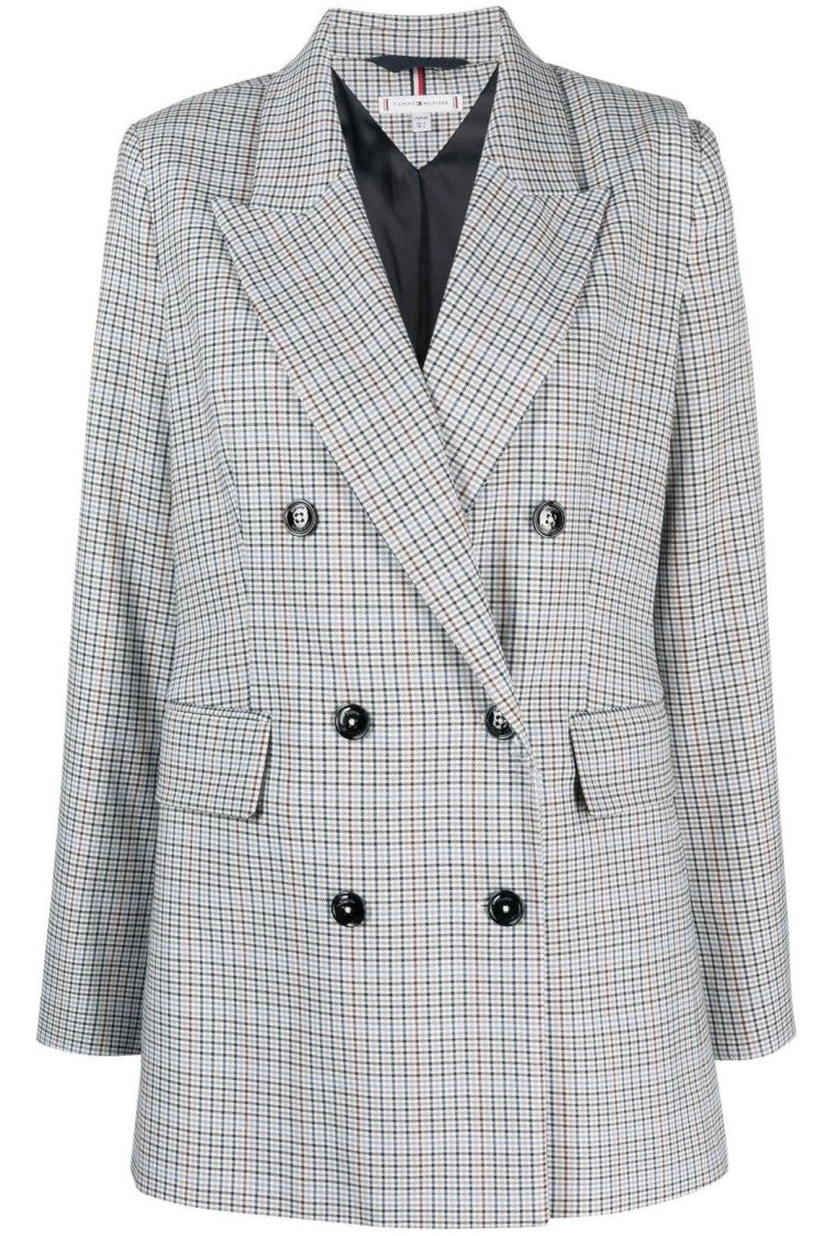 Tommy Hilfiger Small Check Relaxed Db Blazer