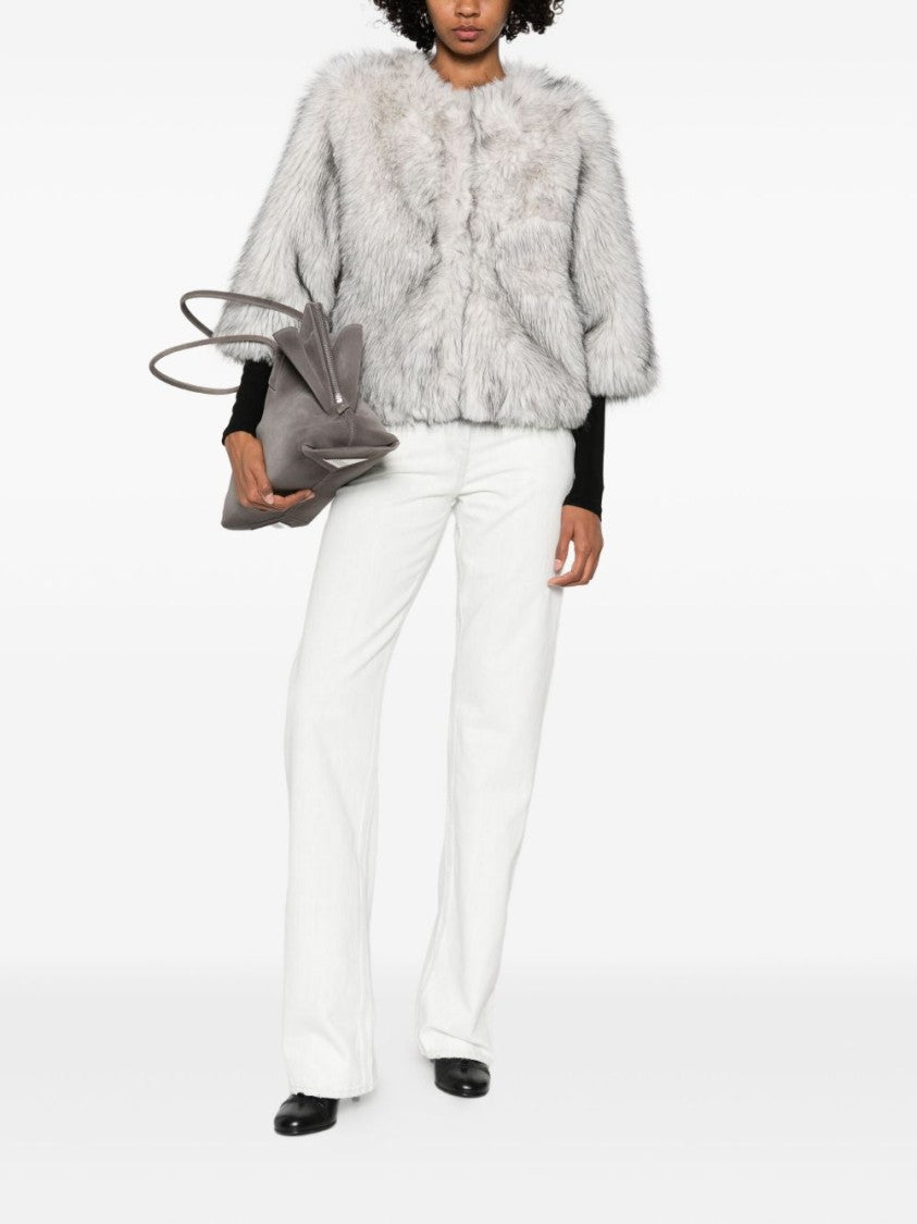 Betta Corradi Plush Faux Fur Short Coat