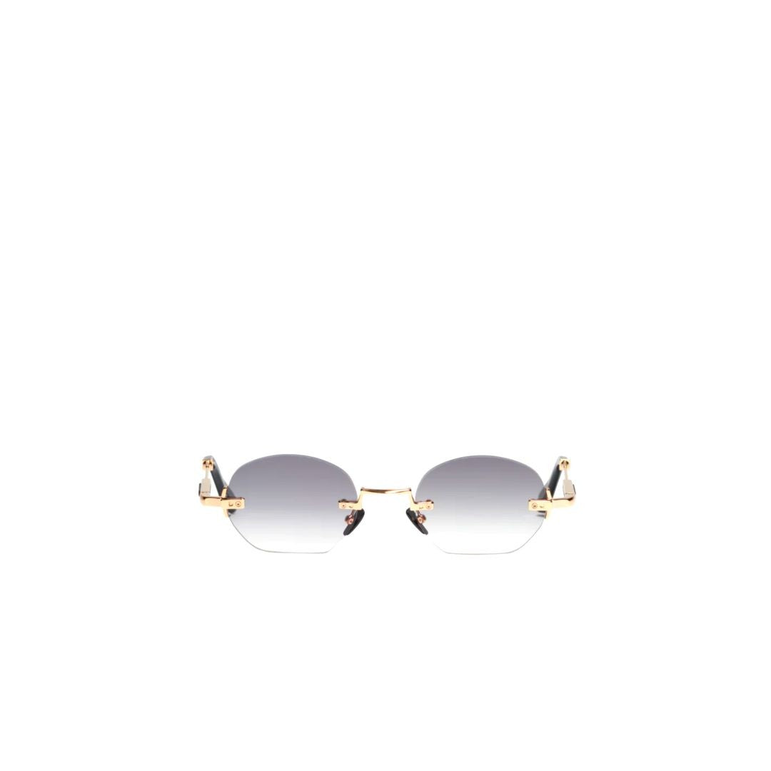 John Dalia Gold Marshall Rimless Gradient Sunglasses