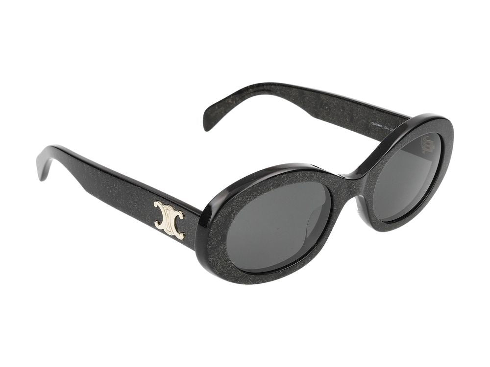 Celine Black Oversized Round Sunglasses
