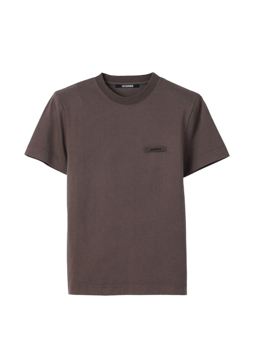 Jacquemus Cropped Crewneck Cotton T-Shirt