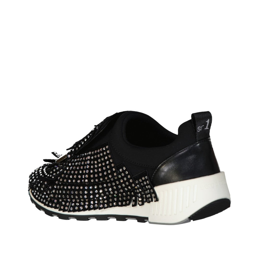 Sergio Rossi Sr1 Running Crystals Sneakers With Sparkling Elegance