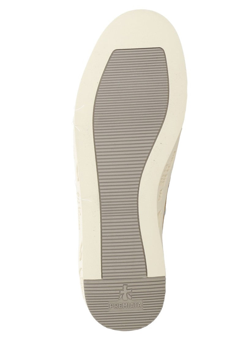 Prmt Ocra Vince 015 Lettering Leather Sneakers