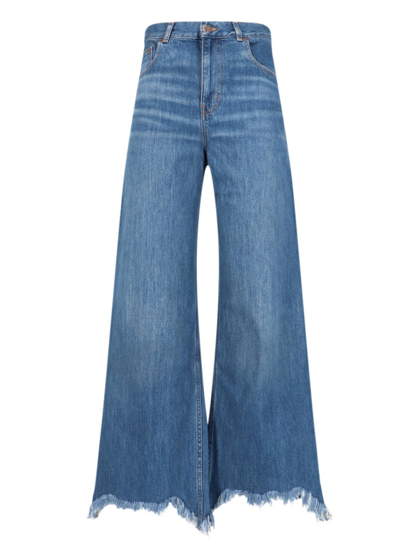 Chloé Wide-Leg Jeans – Blue
