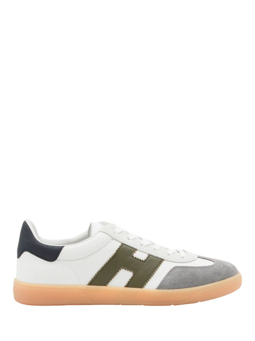 Hogan Cool White Suede Overlay Sneakers
