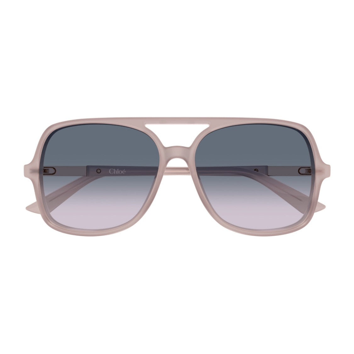 Chloé Beige Ch0364s Oversized Acetate Aviator Sunglasses