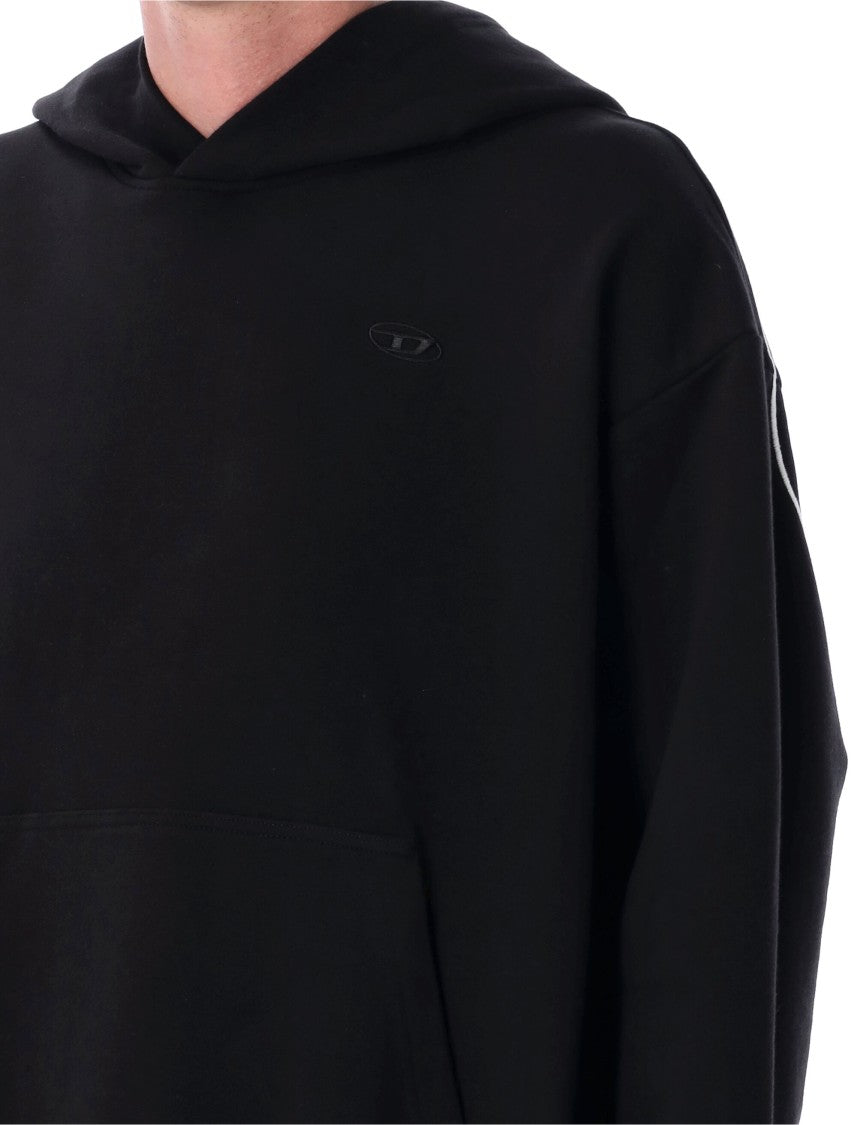 Diesel Black S-Macs-Hood-Megoval-D Hoodie