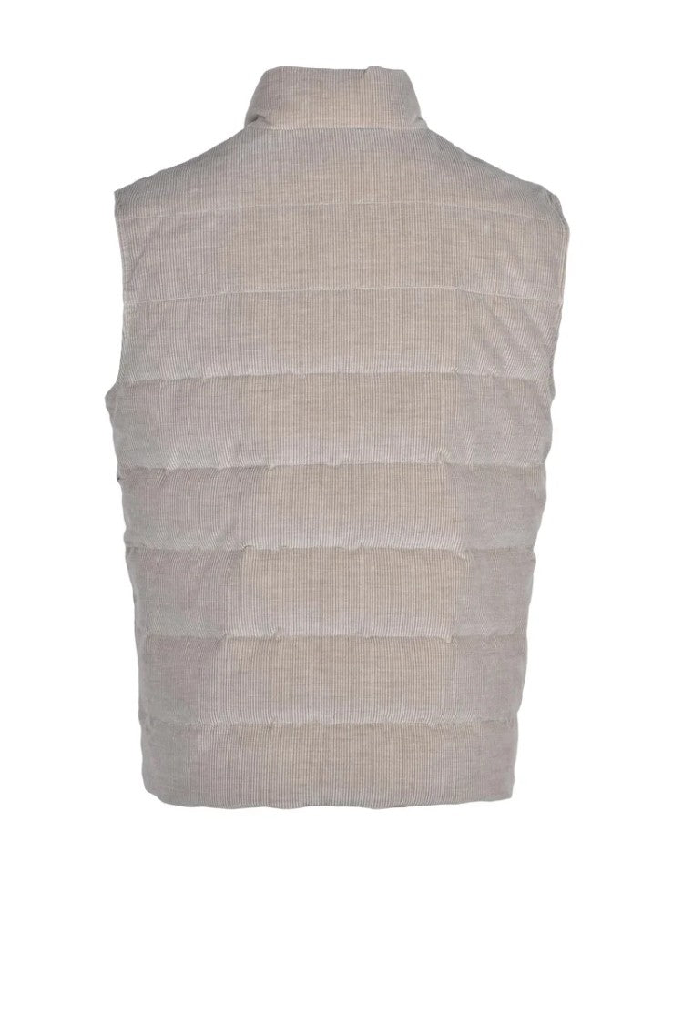 Eleventy Reversible Gilet - Beige