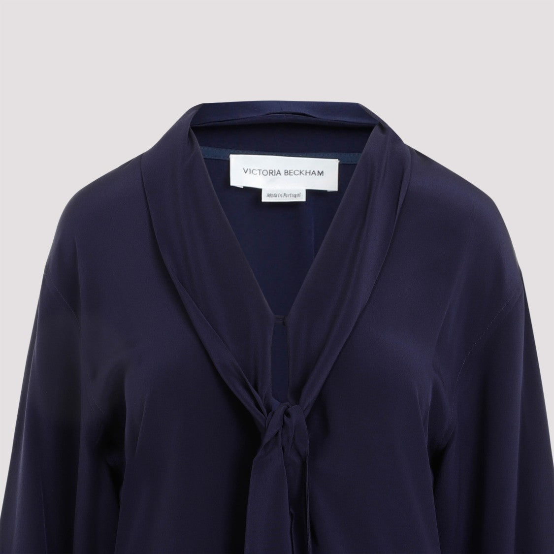 Victoria Beckham Silk Shirt With Tie Detail