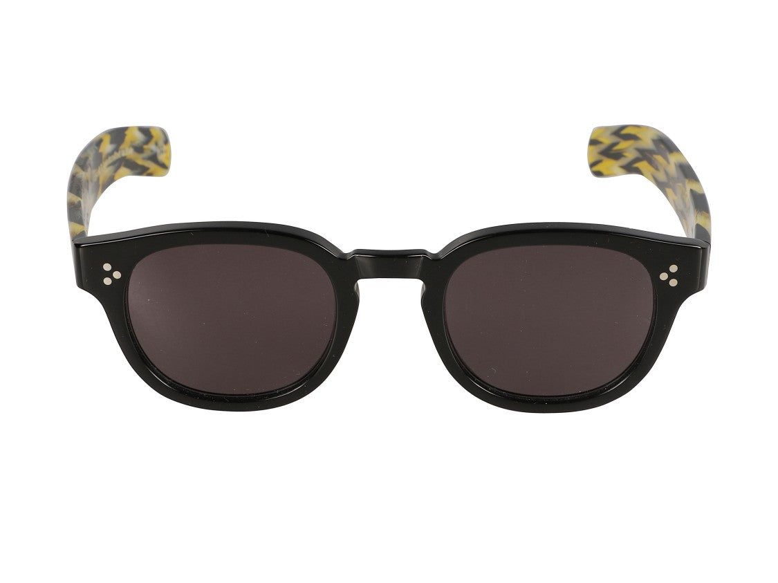 Kador Black Jolly Amerika Square Sunglasses