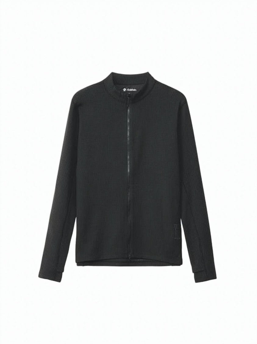 Goldwin Long-Sleeved Jacket With Ribbed Texture And Minimalist Silhouette