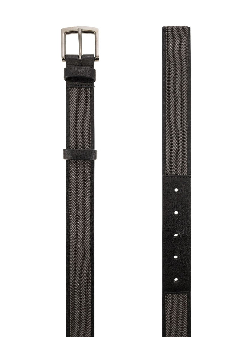 Brunello Cucinelli Precious Leather Belt With Grain