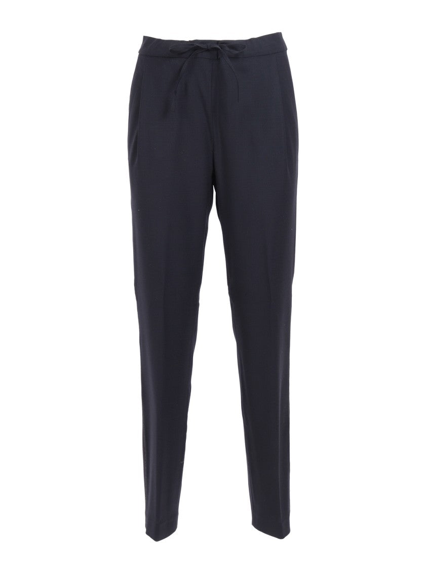 Fabiana Filippi Blu Notte Frescolana Jogging Sweatpants