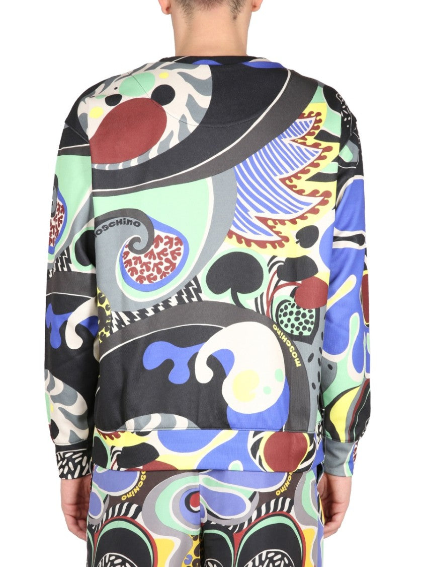 Moschino Psychedelic Print Sweatshirt