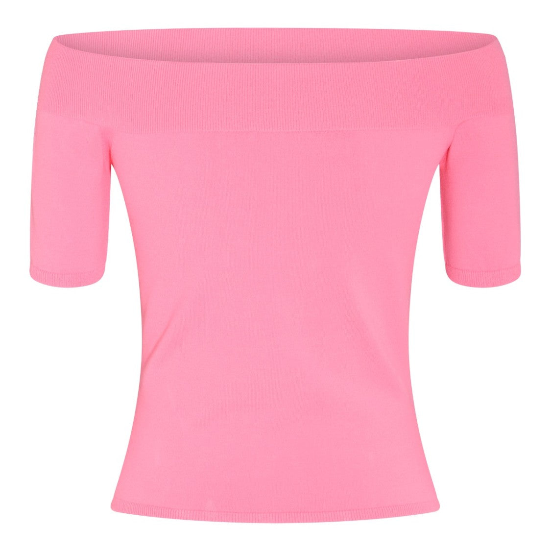 Alexander Mcqueen Off-Shoulder Knitted Top With Fitted Silhouette