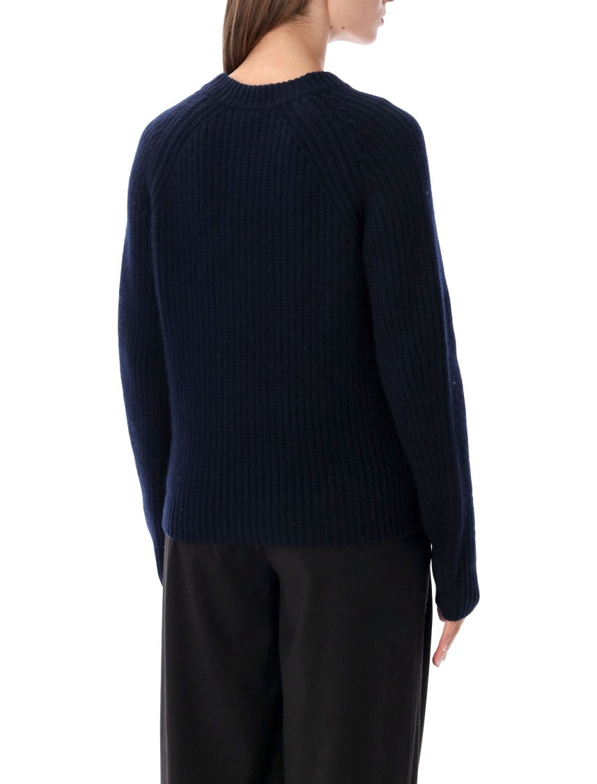 Lisa Yang Miki Ribbed Knit Crewneck Sweater