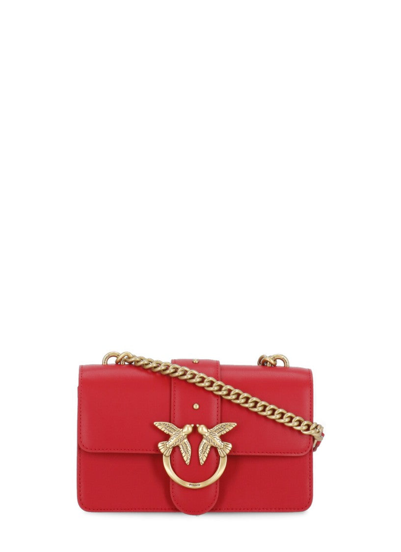 Pinko Red Love One Mini Bag