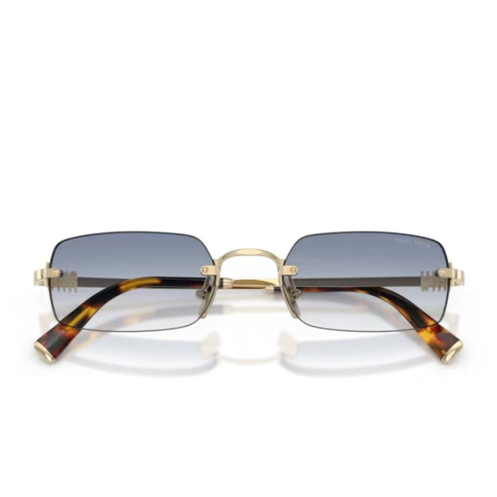 Miu Miu 0Mu B50s Rimless Gradient Blue Sunglasses