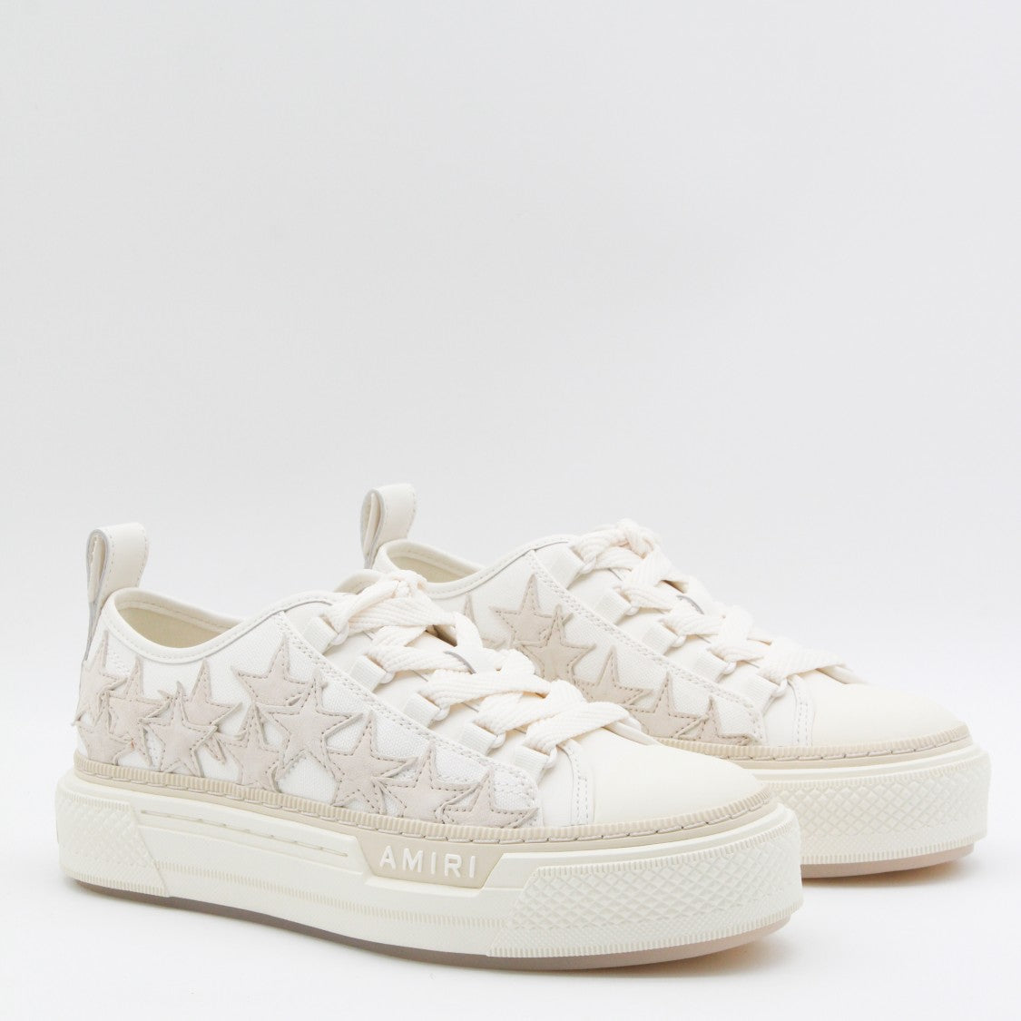 Amiri Low-Top Sneakers With Chunky Sole And Star Appliqués