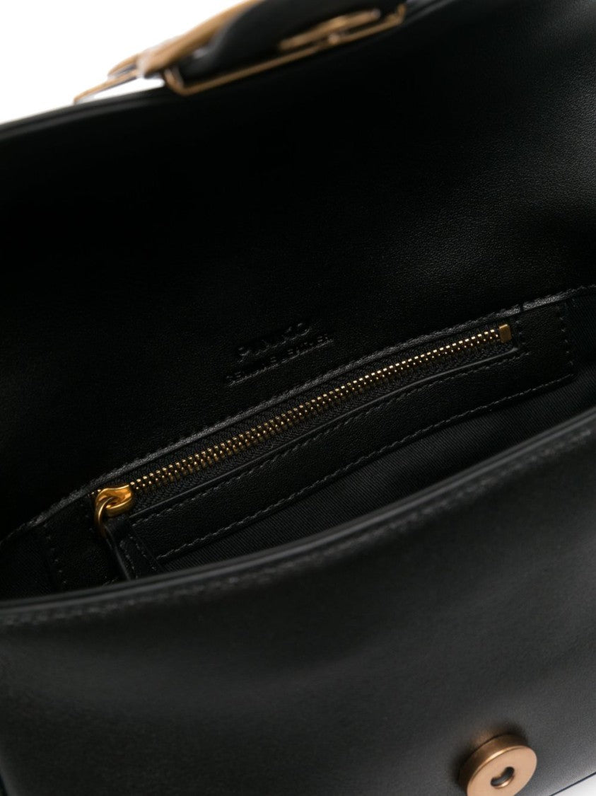Pinko Soft Leather Crossbody Bag