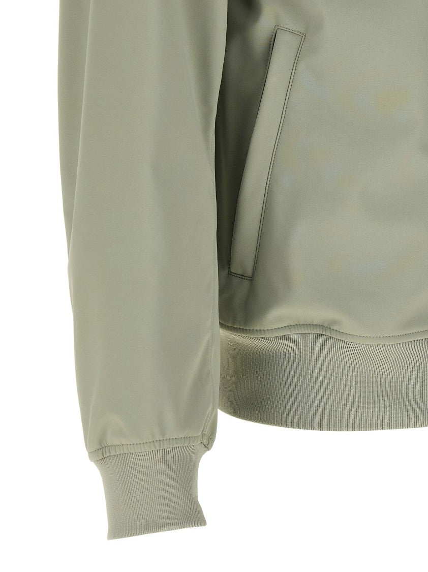 Stone Island Three-Layer Technical Jacket With Adjustable Hood And High Neck