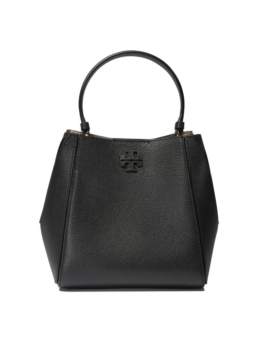 Tory Burch Textured Leather Small Bucket Bag