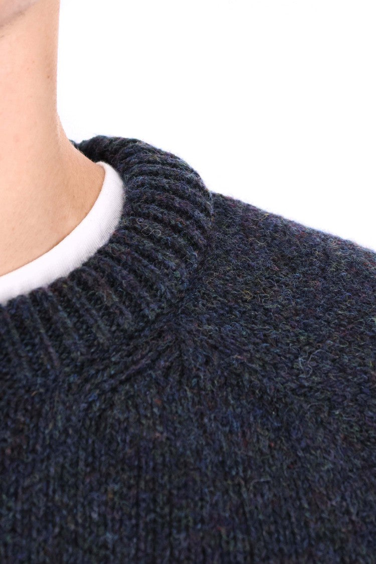 Howlin Shetland Boxy Fit Wool Crewneck Sweater