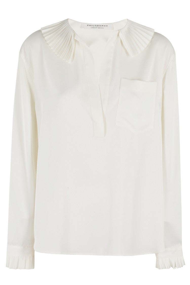 Philosophy Di Lorenzo Serafini Fluid Crepe Blouse