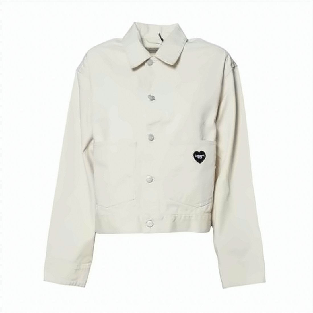 Carhartt Wip Cropped Cotton Jacket With Classic Collar