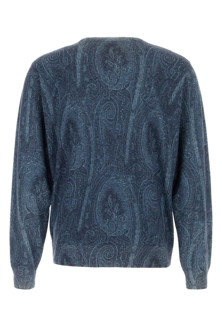 Etro Embroidered Silk Blend Sweater