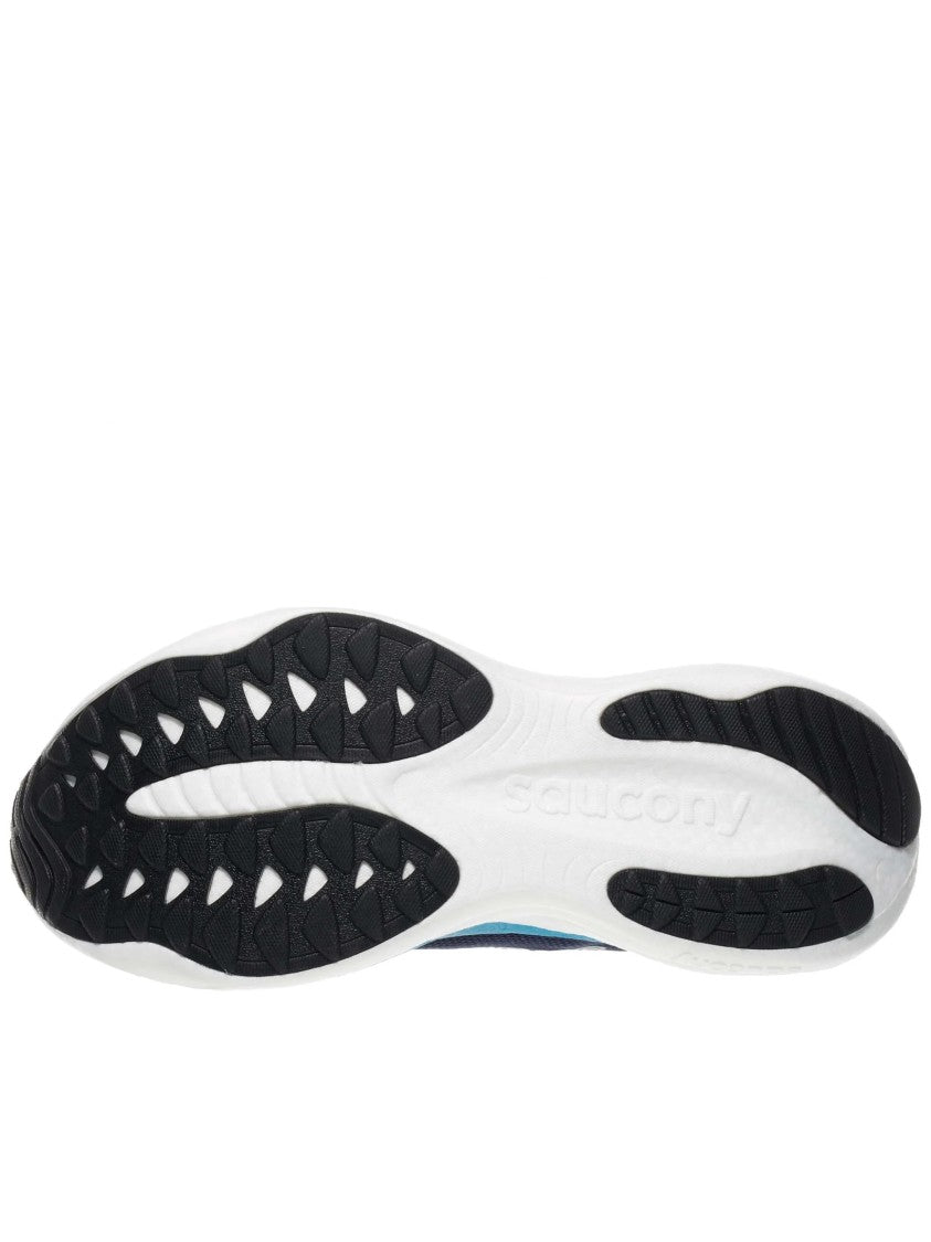 Saucony Sleek Dark Navy Athletic Sneakers With Gradient Detailing