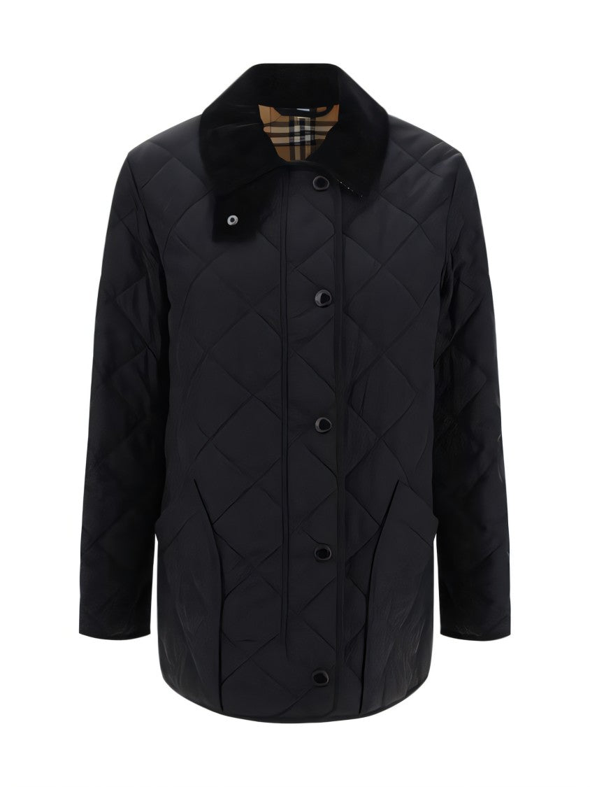 Burberry Diamond-Quilted Padded Jacket