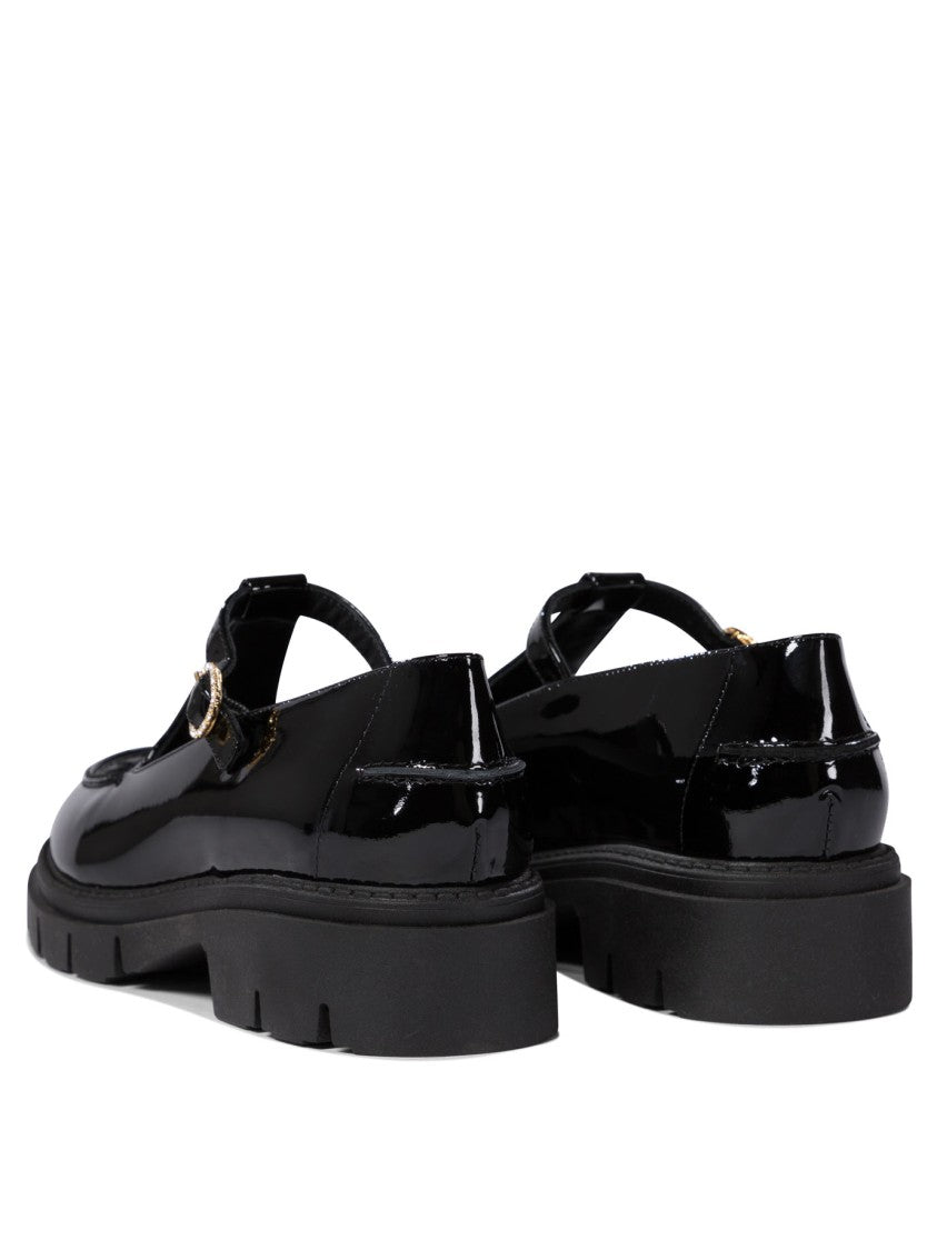 Amato Daniele Glossy Black Patent Leather Loafers