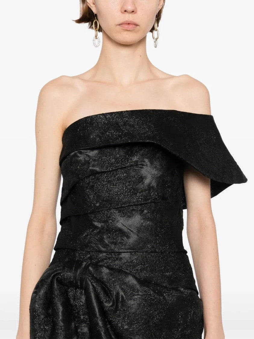 Saiid Kobeisy Brocade Short Dress