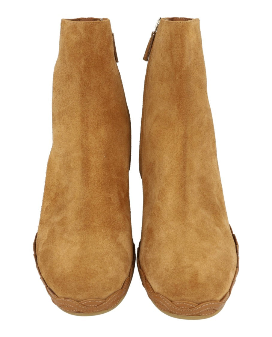 Ferragamo Canaria Suede Booties