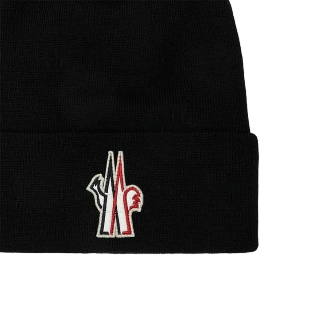 Moncler Knitted Black Beanie