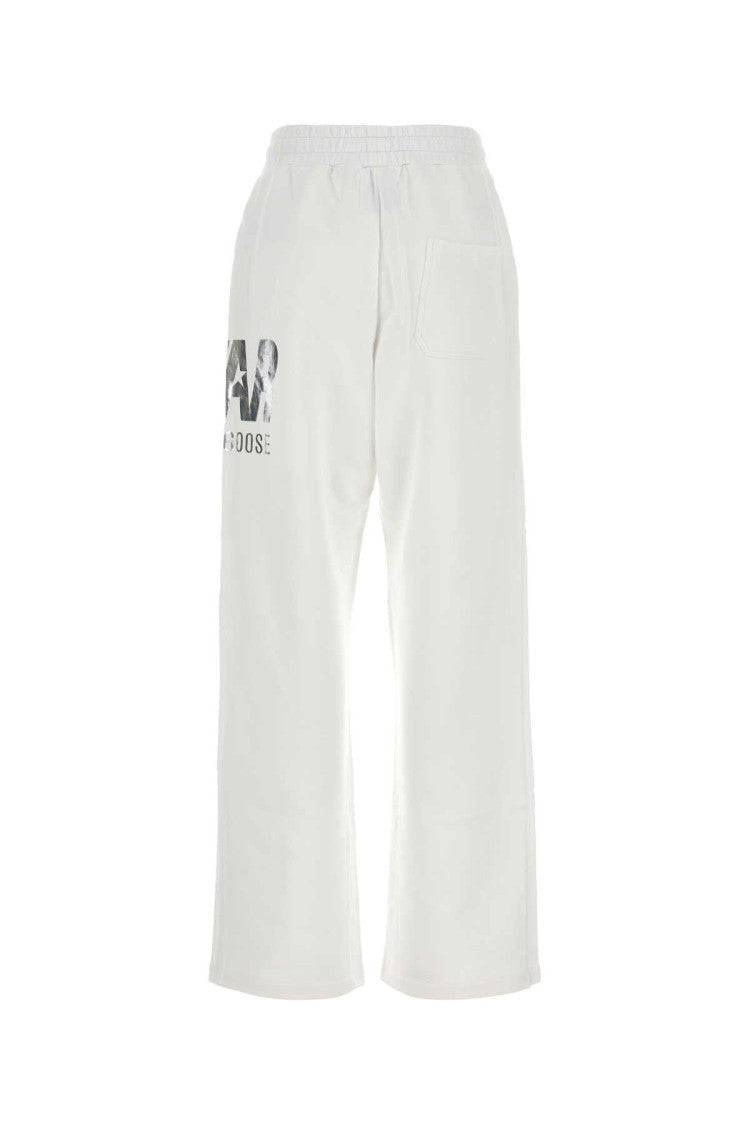 Golden Goose White Cotton Joggers