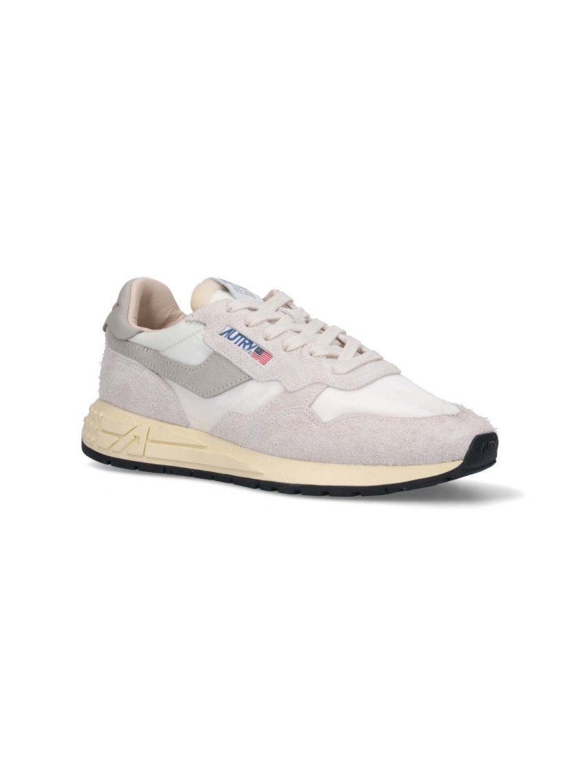 Autry Grey Reelwind Low Suede Sneakers
