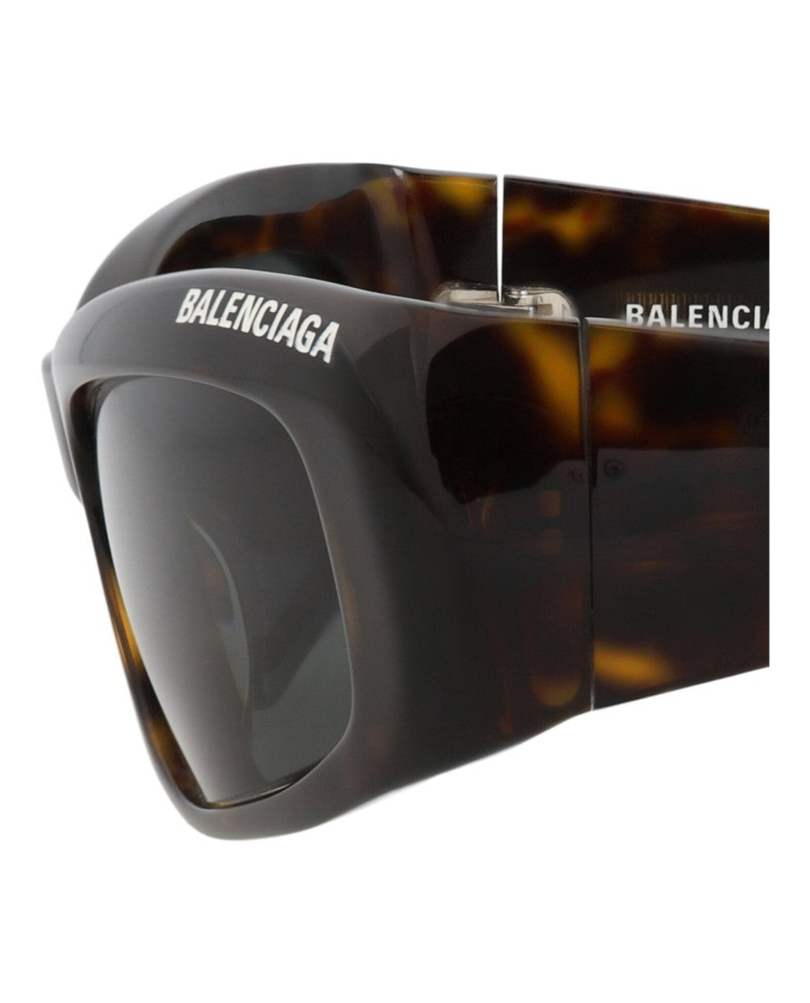 Balenciaga Square-Frame Recycled Acetate Sunglasses