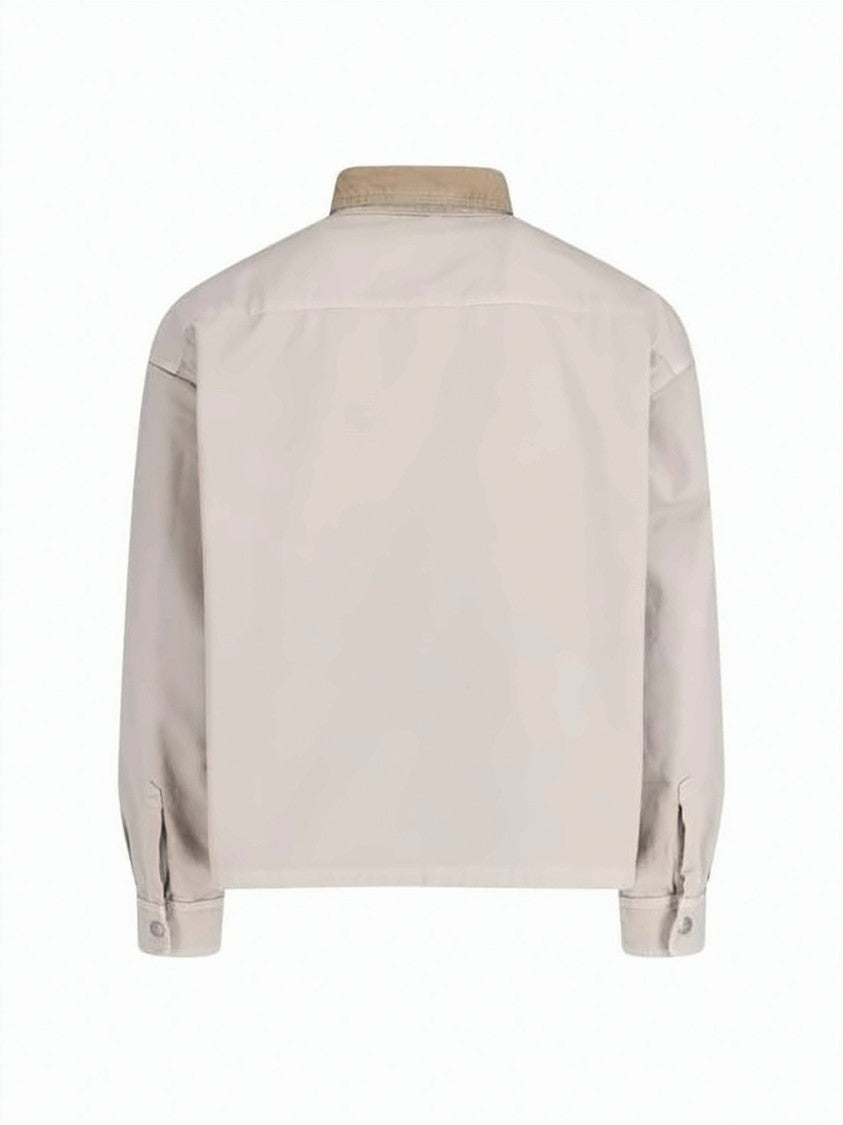 Carhartt Wip Neutrals Boxy Fit Corduroy Collar Shirt