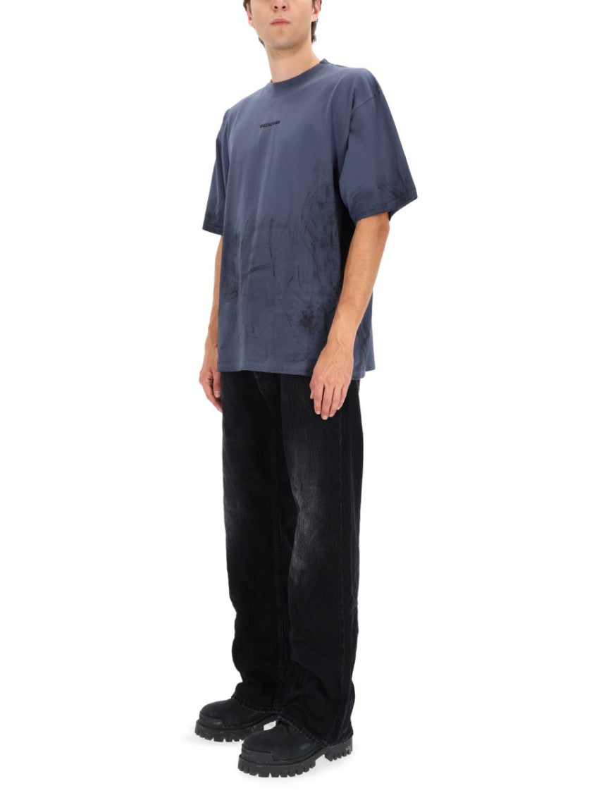 Balenciaga Relaxed Fit Deconstructed Denim Jeans