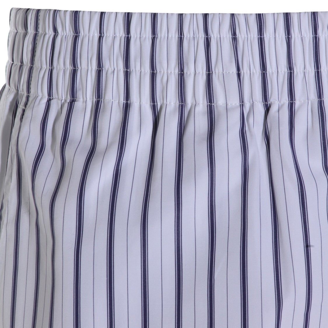 Ami Paris Relaxed Fit Vertical Striped Shorts