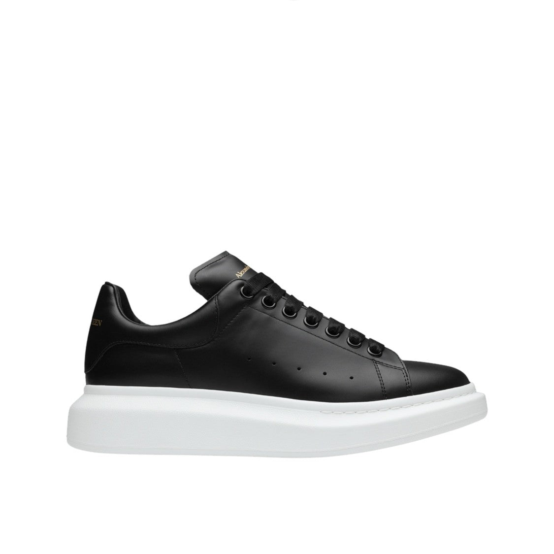 Alexander Mcqueen Chunky White-Sole Sneakers With Perforated Detailing