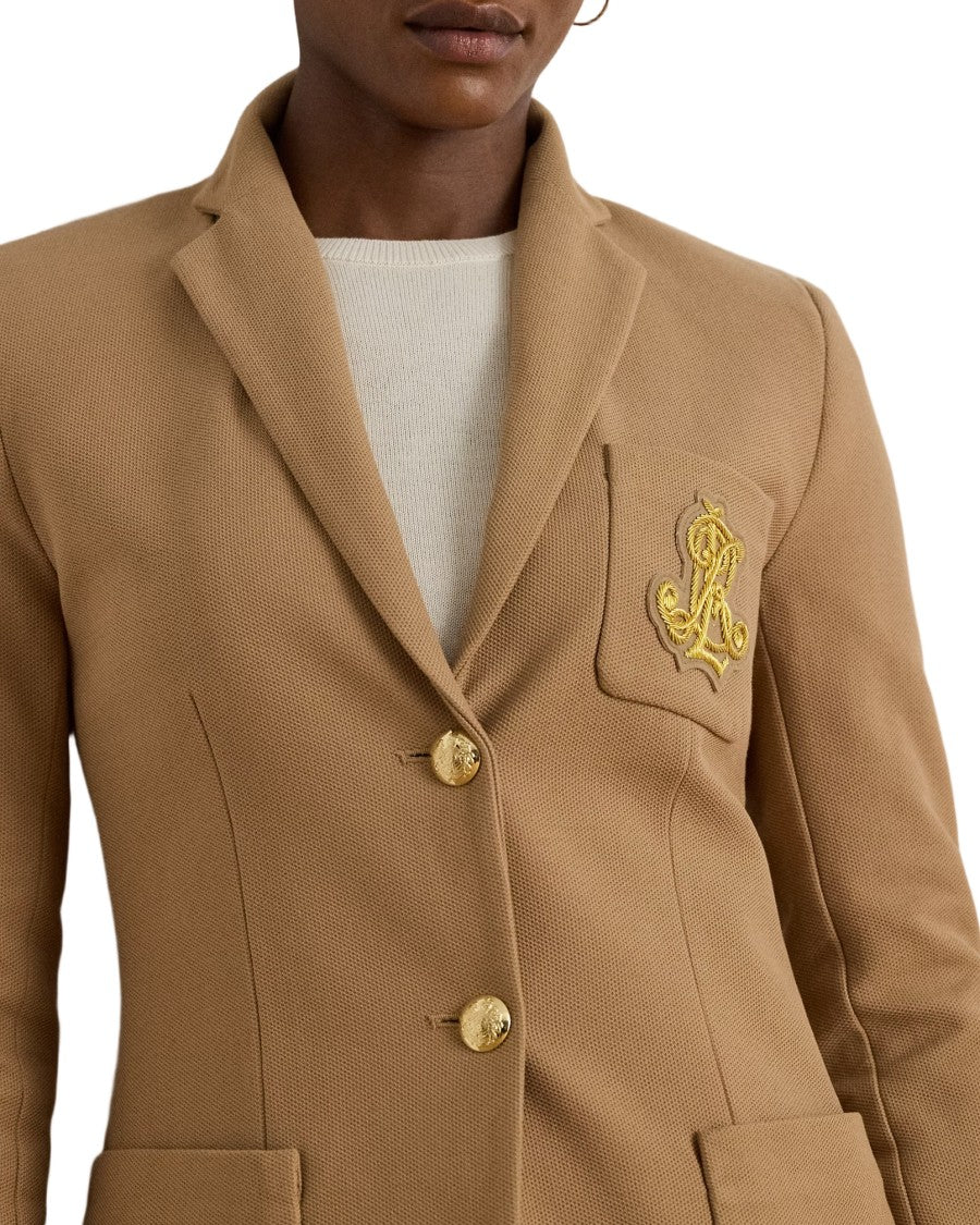 Lauren Ralph Lauren Anfisa-Lined Tailored Jacket In Classic Camel