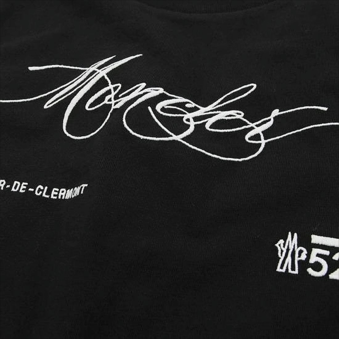 Moncler Short-Sleeve Cotton T-Shirt With Script Logo