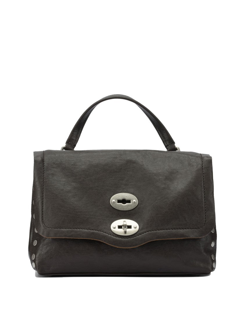 Zanellato Structured Leather Handbag With Silver-Tone Hardware